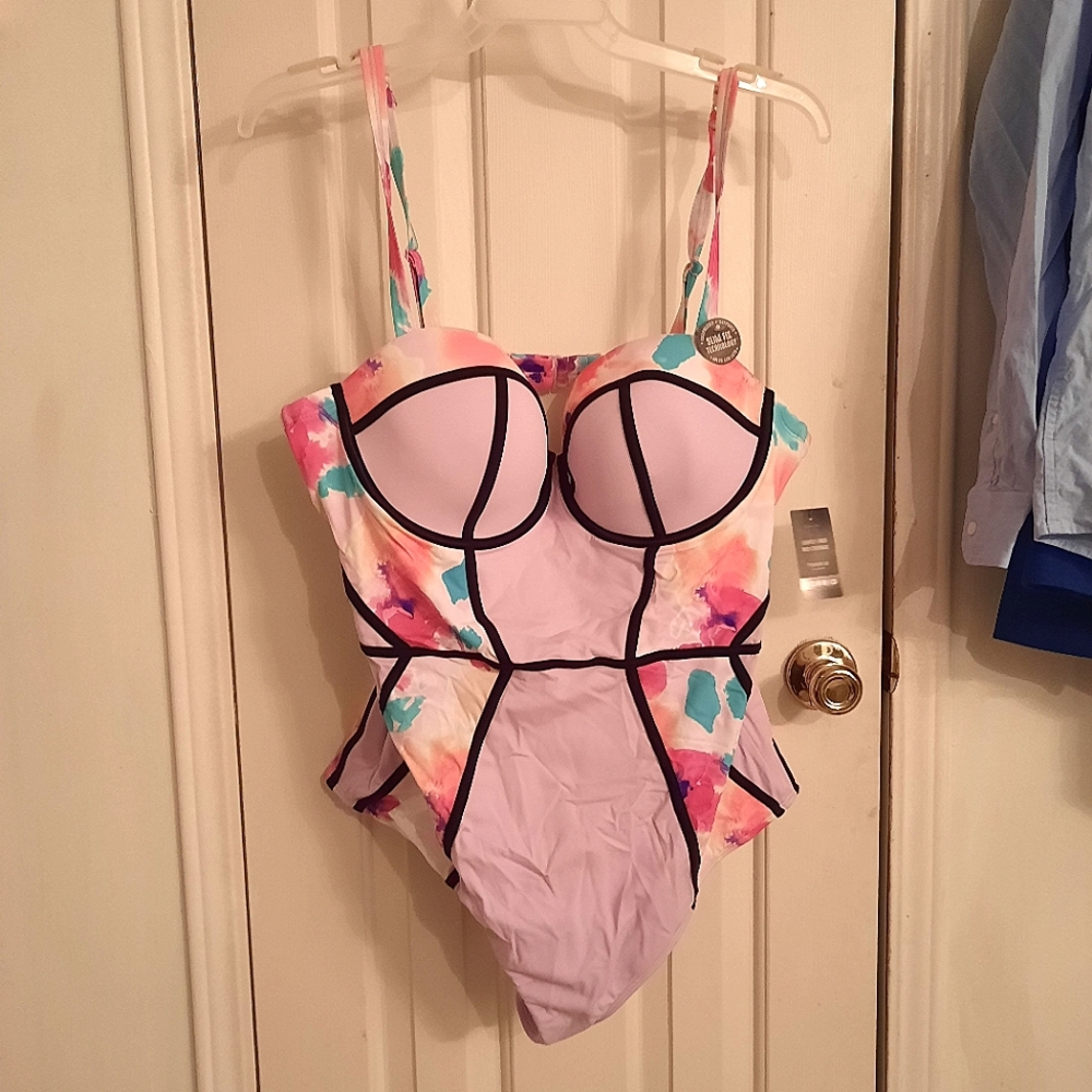 Torrid one-piece swinsuit.